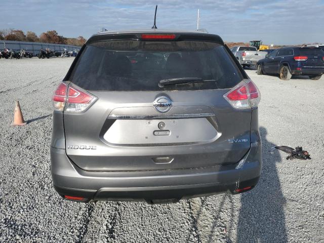 KNMAT2MV1GP680229 - 2016 NISSAN ROGUE S GRAY photo 6