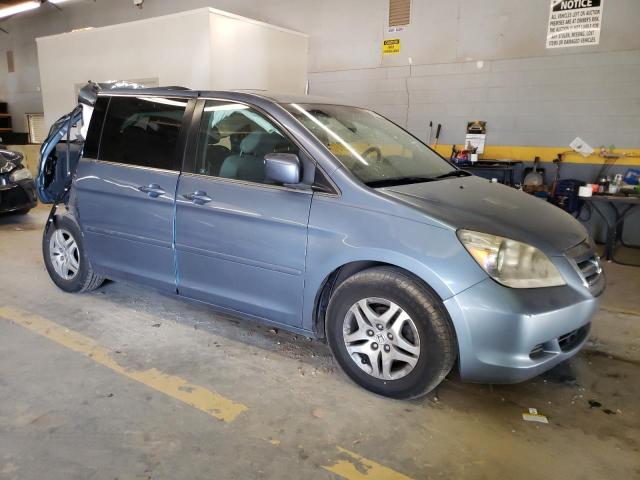 5FNRL38467B072968 - 2007 HONDA ODYSSEY EX BLUE photo 4