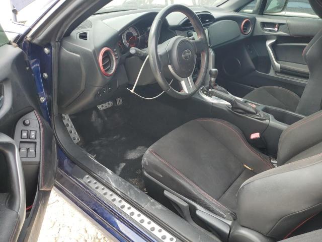 JF1ZNAA19G8707363 - 2016 TOYOTA SCION FR-S BLUE photo 8