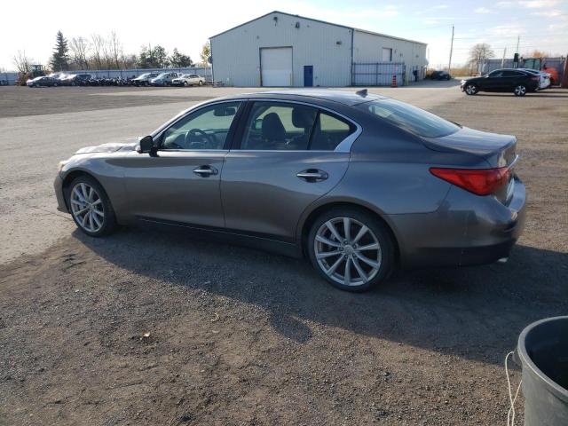 JN1BV7AR8EM702280 - 2014 INFINITI Q50 BASE GRAY photo 2