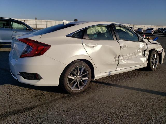 JHMFC1F79KX008165 - 2019 HONDA CIVIC EXL WHITE photo 3