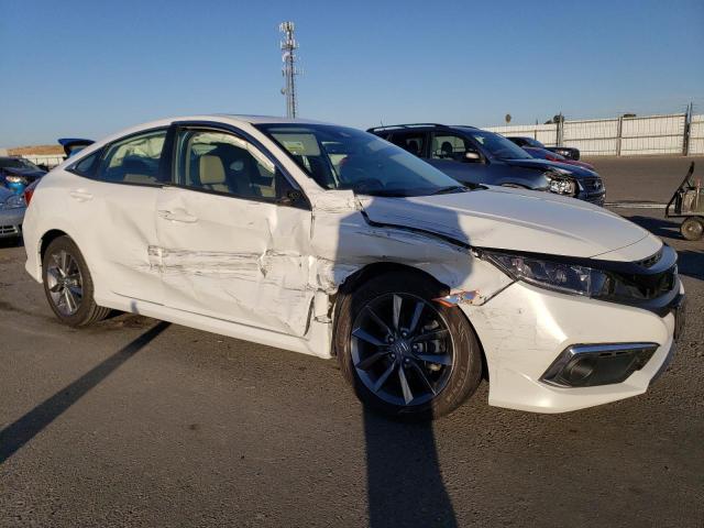 JHMFC1F79KX008165 - 2019 HONDA CIVIC EXL WHITE photo 4