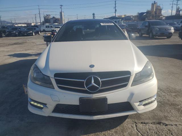 WDDGJ4HBXEG265344 - 2014 MERCEDES-BENZ C 250 WHITE photo 5