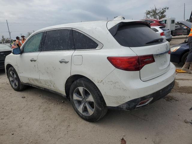 5FRYD3H23GB005038 - 2016 ACURA MDX WHITE photo 2