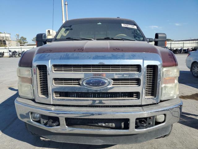 1FTSW2BR6AEB15639 - 2010 FORD F250 SUPER DUTY BURGUNDY photo 5