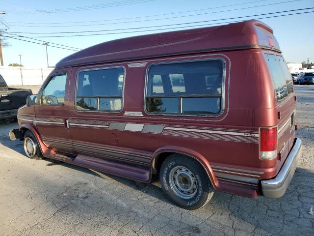 1FDEE14H4SHB66776 - 1995 FORD ECONOLINE E150 VAN MAROON photo 2