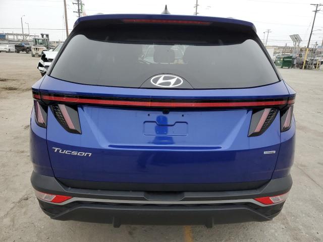 5NMJBCAE2NH081844 - 2022 HYUNDAI TUCSON SEL BLUE photo 6