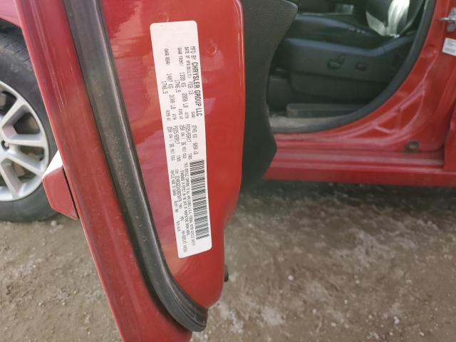 2C4RDGEGXDR676476 - 2013 DODGE GRAND CARA R/T RED photo 13