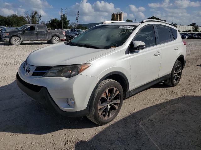 2T3YFREVXFW225489 - 2015 TOYOTA RAV4 LIMITED WHITE photo 1