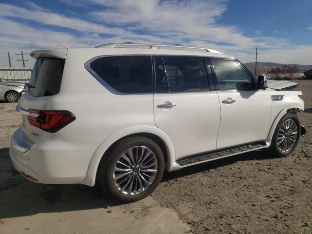 JN8AZ2BC8M9476130 - 2021 INFINITI QX80 SENSORY WHITE photo 3