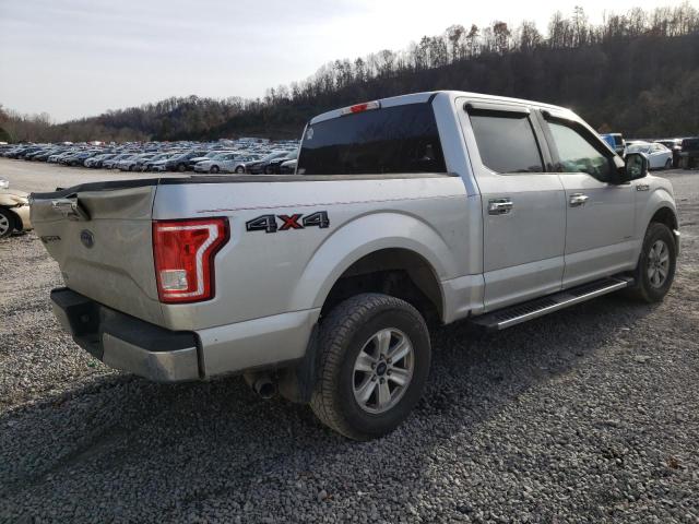 1FTEW1EP9GKF86647 - 2016 FORD F150 SUPERCREW SILVER photo 3