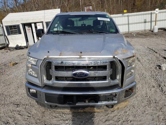 1FTEW1EP9GKF86647 - 2016 FORD F150 SUPERCREW SILVER photo 5