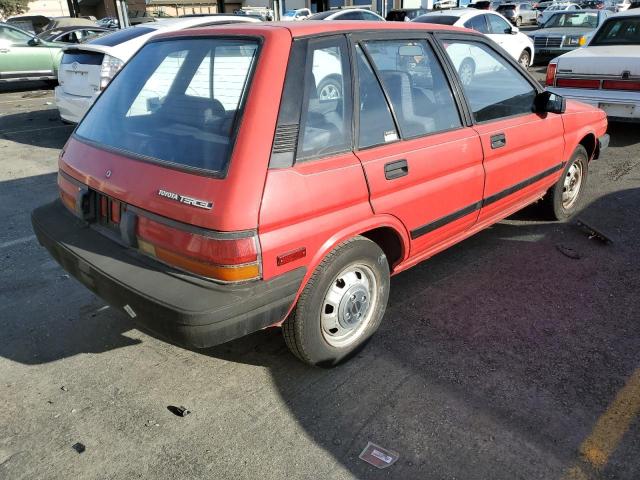 JT2EL32H4J0188632 - 1988 TOYOTA TERCEL DELUXE RED photo 3