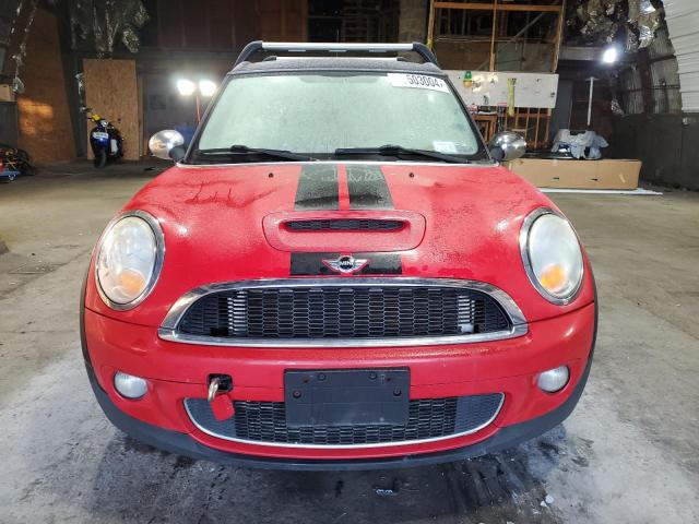 WMWMM33569TP73692 - 2009 MINI COOPER S CLUBMAN RED photo 5