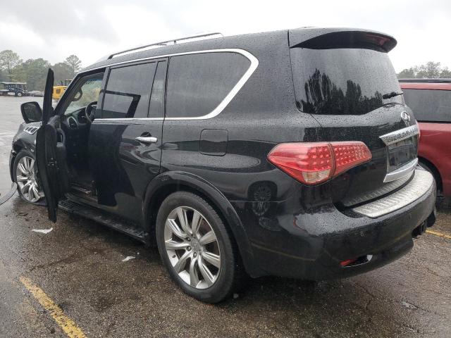 JN8AZ2NE3E9066852 - 2014 INFINITI QX80 BLACK photo 2