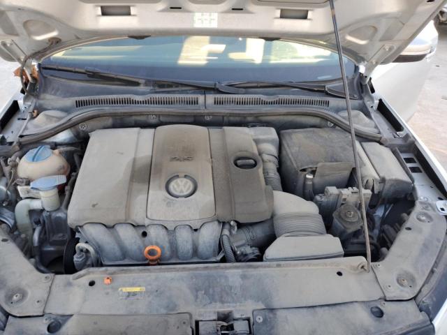 3VWDX7AJ6DM393323 - 2013 VOLKSWAGEN JETTA SE SILVER photo 11