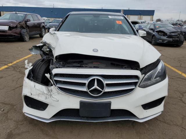 WDDHF8JBXEB018796 - 2014 MERCEDES-BENZ E 350 4MATIC WHITE photo 5