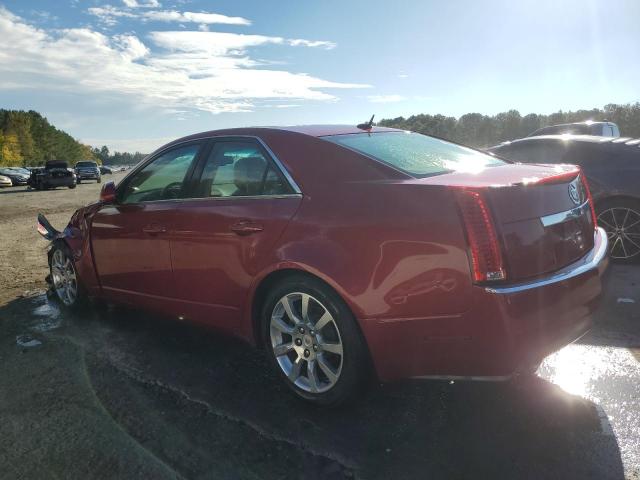 1G6DJ577680153592 - 2008 CADILLAC CTS RED photo 2