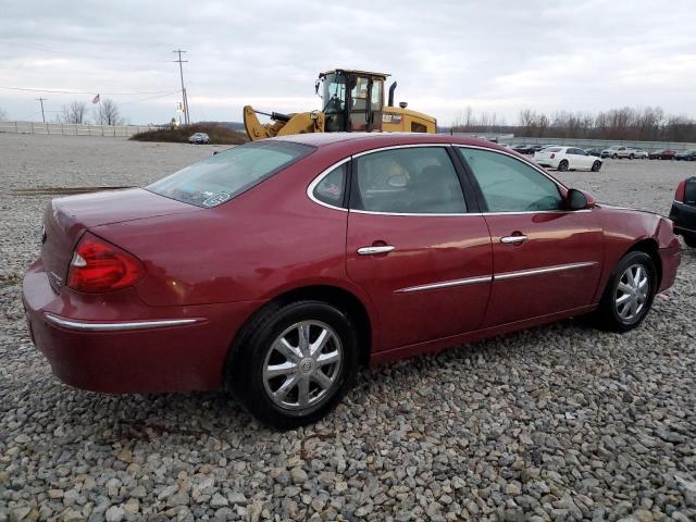 2G4WD532151319374 - 2005 BUICK LACROSSE CXL RED photo 3