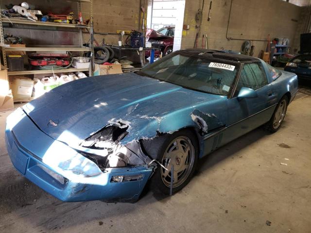 1G1YY2180K5124182 - 1989 CHEVROLET CORVETTE BLUE photo 1