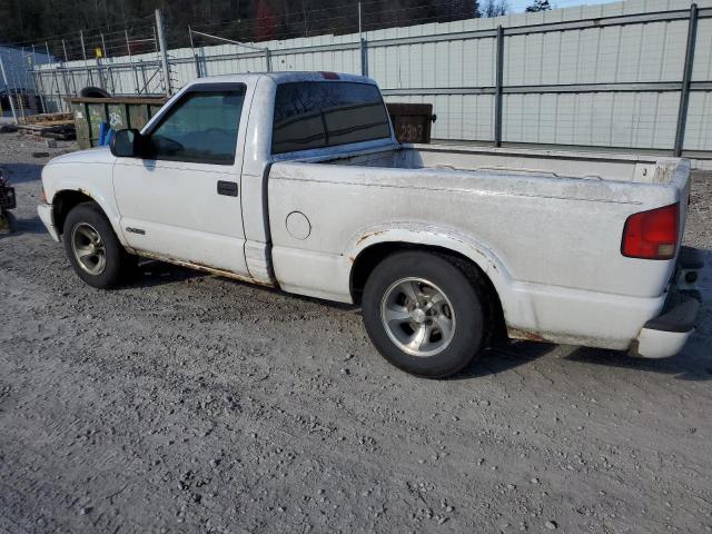 1GCCS1441XK136761 - 1999 CHEVROLET S TRUCK S10 WHITE photo 2