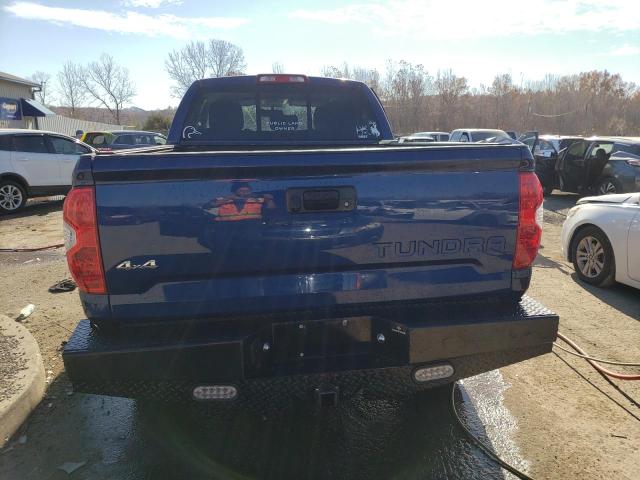 5TFUW5F14EX389253 - 2014 TOYOTA TUNDRA DOUBLE CAB SR/SR5 BLUE photo 6