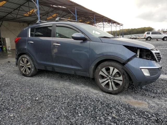 KNDPCCA23B7085501 - 2011 KIA SPORTAGE EX BLUE photo 4