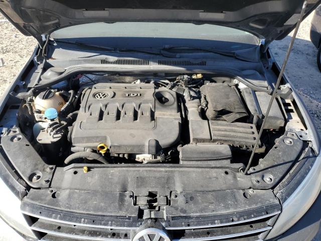 3VWLA7AJXFM341158 - 2015 VOLKSWAGEN JETTA TDI GRAY photo 11