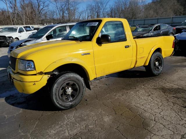 1FTYR10U31TA72859 - 2001 FORD RANGER YELLOW photo 1