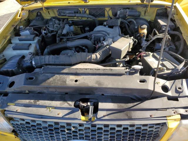 1FTYR10U31TA72859 - 2001 FORD RANGER YELLOW photo 11