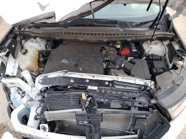 2FMTK3J86FBB81153 - 2015 FORD EDGE SEL CREAM photo 12