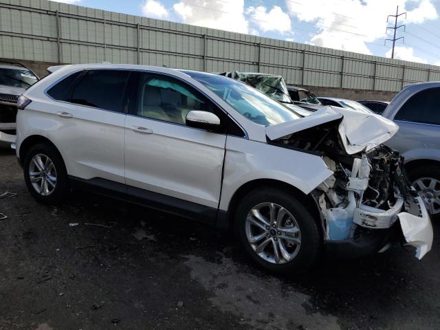 2FMTK3J86FBB81153 - 2015 FORD EDGE SEL CREAM photo 4