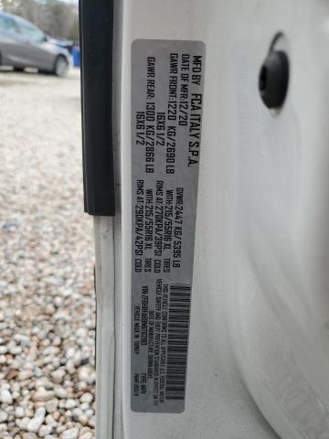 ZFBHRFAB9M6T62913 - 2021 RAM PROMASTER თეთრი ფოტო 12