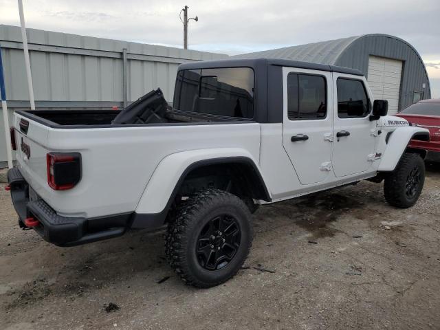 1C6JJTBG4LL100898 - 2020 JEEP GLADIATOR RUBICON WHITE photo 3