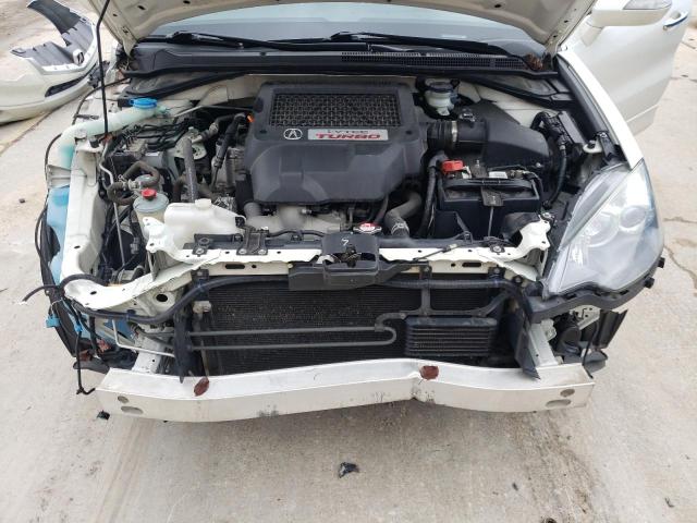 5J8TB18237A013673 - 2007 ACURA RDX WHITE photo 12