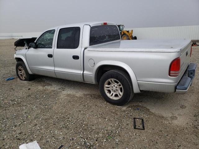 1D7HL38N44S690721 - 2004 DODGE DAKOTA QUAD SPORT GRAY photo 2