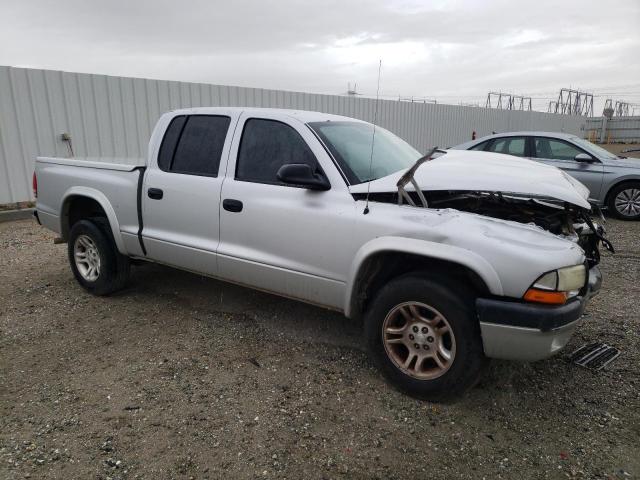 1D7HL38N44S690721 - 2004 DODGE DAKOTA QUAD SPORT GRAY photo 4