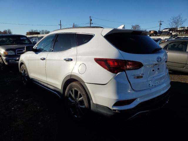 5NMZWDLA9HH047802 - 2017 HYUNDAI SANTA FE S WHITE photo 2