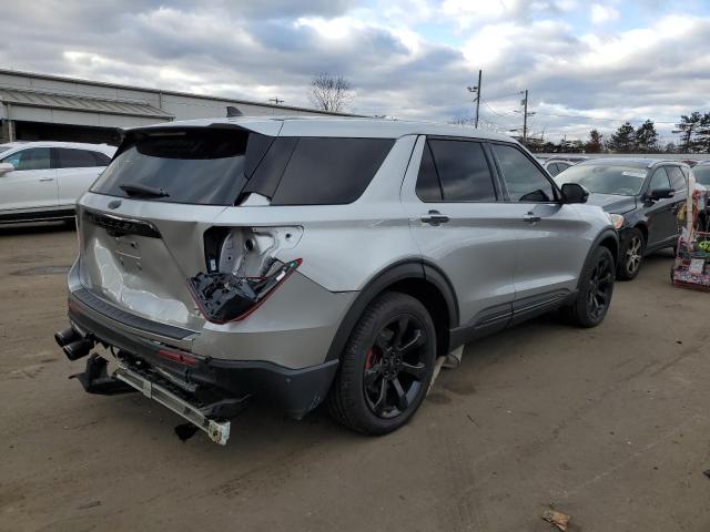 1FM5K8GCXNGA41650 - 2022 FORD EXPLORER ST SILVER photo 3