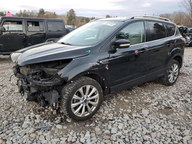 1FMCU9J91JUA76965 - 2018 FORD ESCAPE TITANIUM BLACK photo 1