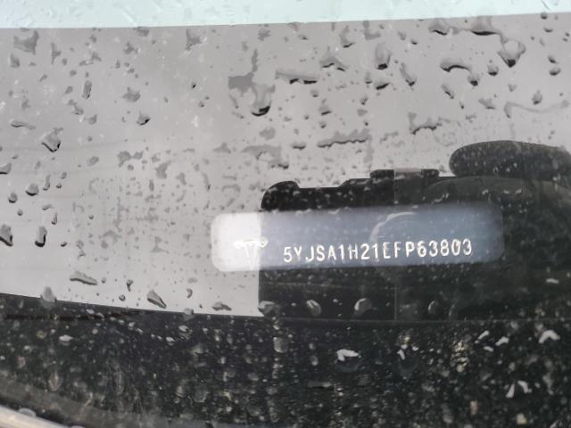 5YJSA1H21EFP63803 - 2014 TESLA MODEL S BLACK photo 12