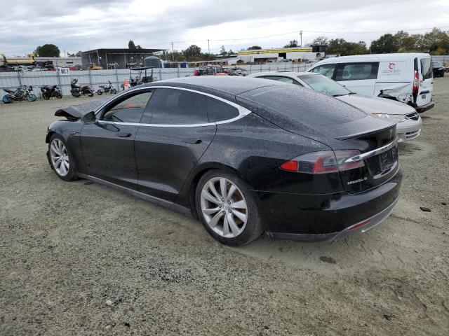5YJSA1H21EFP63803 - 2014 TESLA MODEL S BLACK photo 2