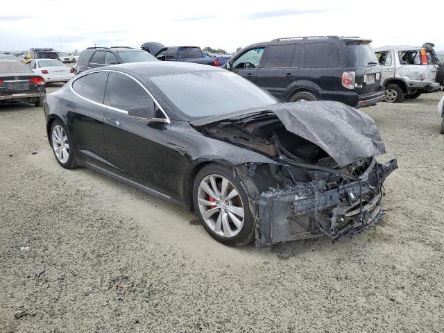5YJSA1H21EFP63803 - 2014 TESLA MODEL S BLACK photo 4