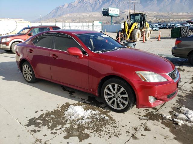 JTHCK262765007436 - 2006 LEXUS IS 250 BURGUNDY photo 4