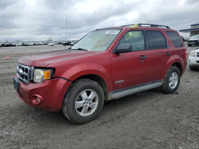 1FMCU93Z78KC15757 - 2008 FORD ESCAPE XLT RED photo 1