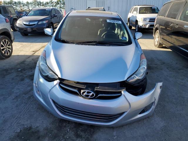 5NPDH4AEXDH314615 - 2013 HYUNDAI ELANTRA GLS SILVER photo 5