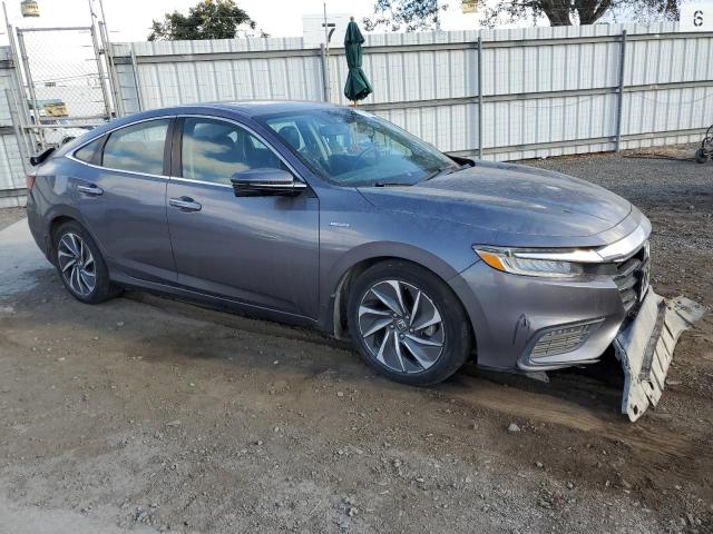 19XZE4F95LE007544 - 2020 HONDA INSIGHT TOURING GRAY photo 4