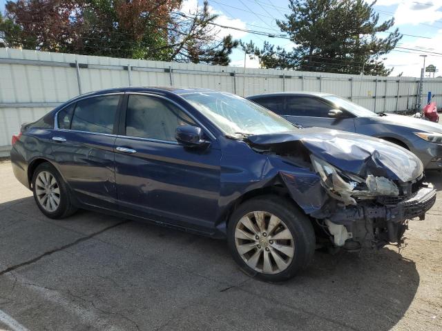 1HGCR2F89EA136786 - 2014 HONDA ACCORD EXL BLUE photo 4