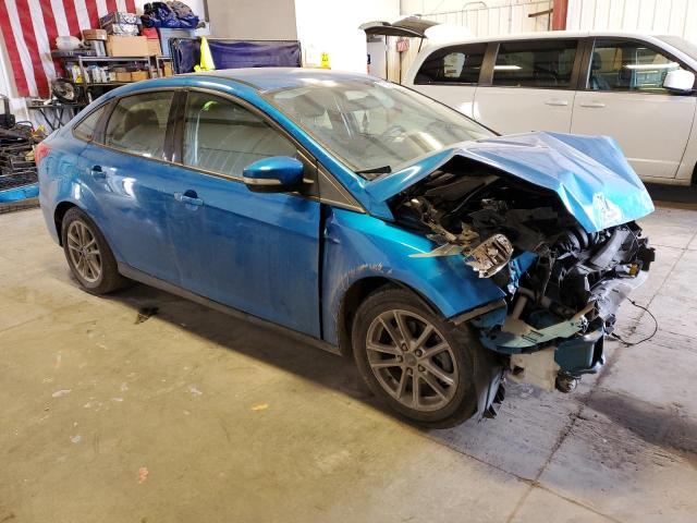 1FADP3F29FL369394 - 2015 FORD FOCUS SE BLUE photo 4