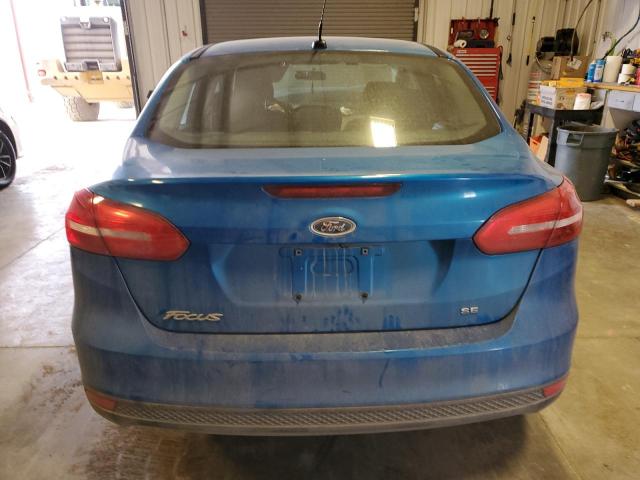 1FADP3F29FL369394 - 2015 FORD FOCUS SE BLUE photo 6